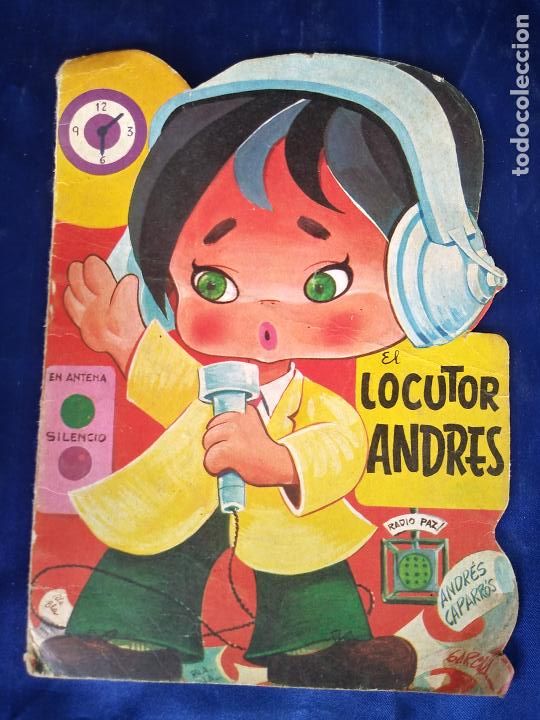 Libros antiguos: EL LOCUTOR ANDRES,-TROQUELADO - Foto 1