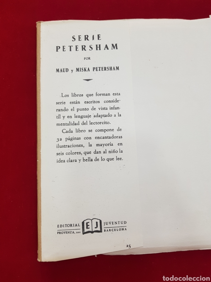 Libros antiguos: EL LIBRO DEL TRIGO (MAUD Y MISKA PETERSHAM) EDITORIAL JUVENTUD 1941 - Foto 2 - 214802571