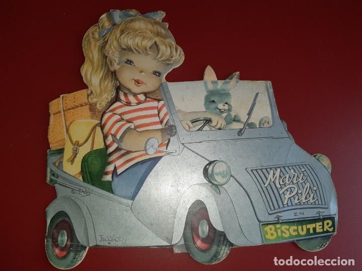 Libros antiguos: CUENTO TROQUELADO &rdquo;MARI PILI EN BISCUTER&rdquo; , 6&ordf; edicion - Foto 1