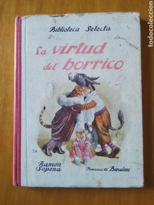 Libros antiguos: La virtud del borrico. Biblioteca Selecta - Foto 1