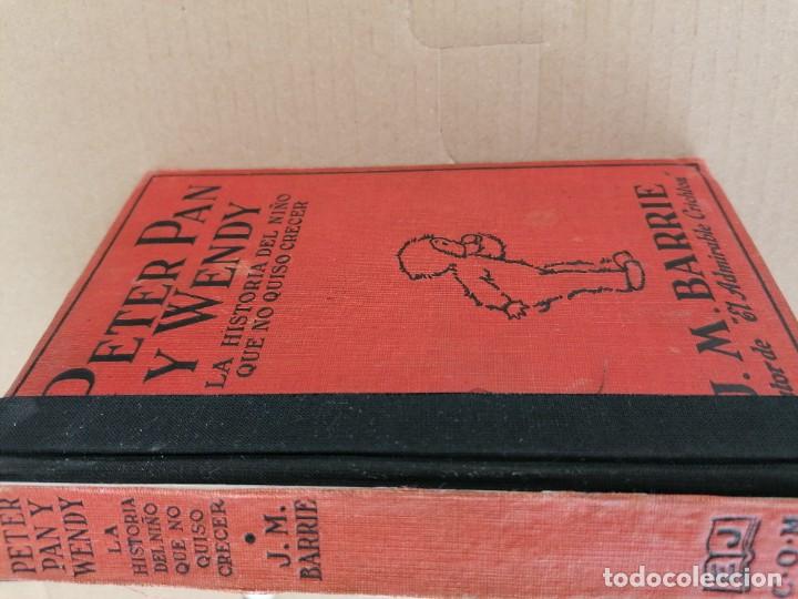Libros antiguos: LIBRO/CUENTO INFANTIL, PETER PAN Y WENDY,PRIMERA EDICION AÑO 1925,DE J.M.BARRIE,EDITORIAL JUVENTUD - Foto 9 - 219963328