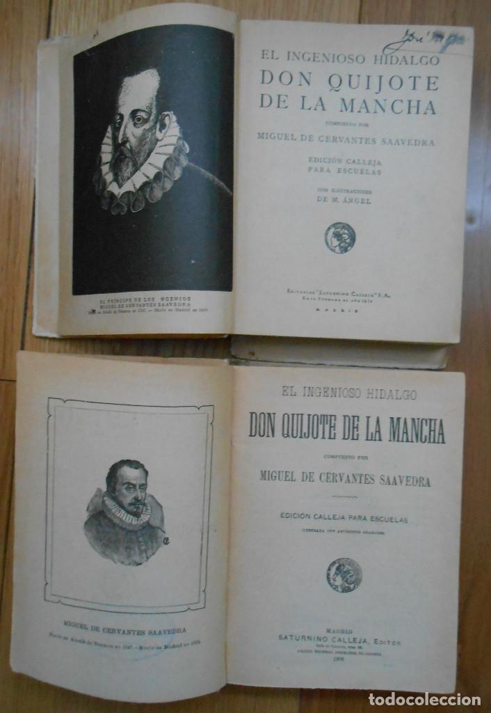 Libros antiguos: Dos Quijotes de Calleja de 1905 - Foto 7