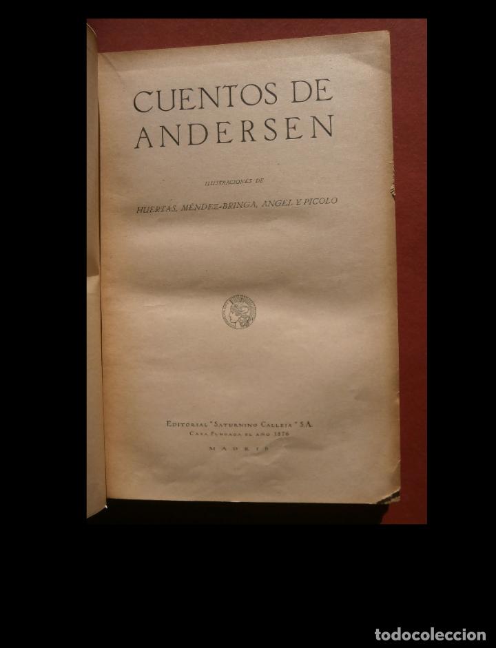 Libros antiguos: Cuentos de Andersen. Calleja - Foto 2