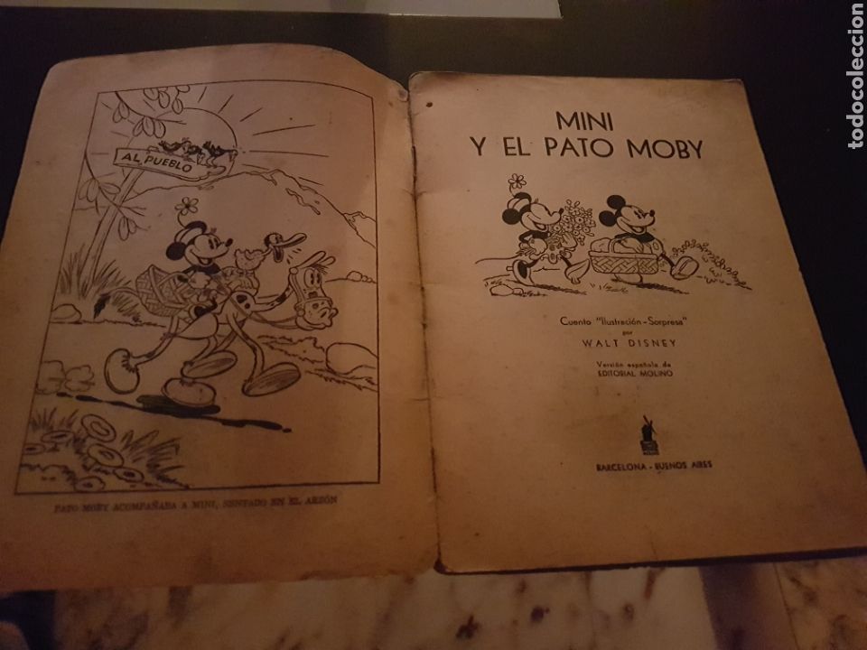 Libros antiguos: Mini y el pato Moby Walt Disney - Foto 1