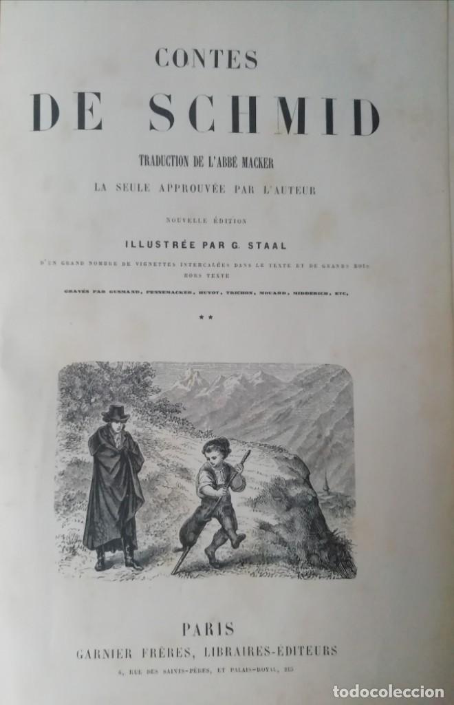 Libros antiguos: Christopher Schmid.- Contes de Schmid. - Foto 2