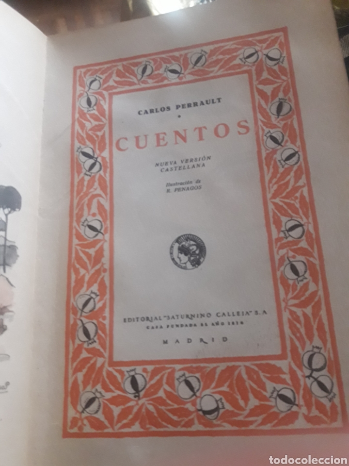 Libros antiguos: Cuentos de Perrault de Calleja - Foto 4