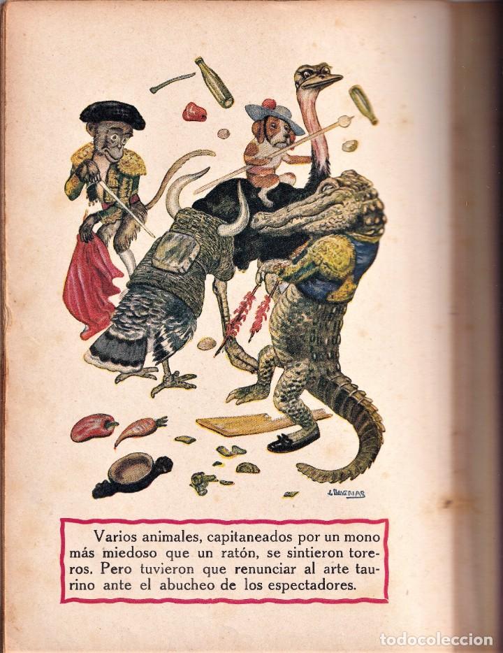 Libros antiguos: LOS DEPORTES DE LOS ANIMALES - SOPENA - ILUSTRACIONES DE J. LLAVERIAS - Foto 3 - 238429855