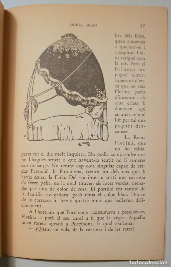 Libros antiguos: ANDERSEN, Hans Cristià - CONTES DAHIR I DAVUI Nº 20. OCELL BLAU - Barcelona 1935 - Il·lustrat - Foto 2 - 242325215