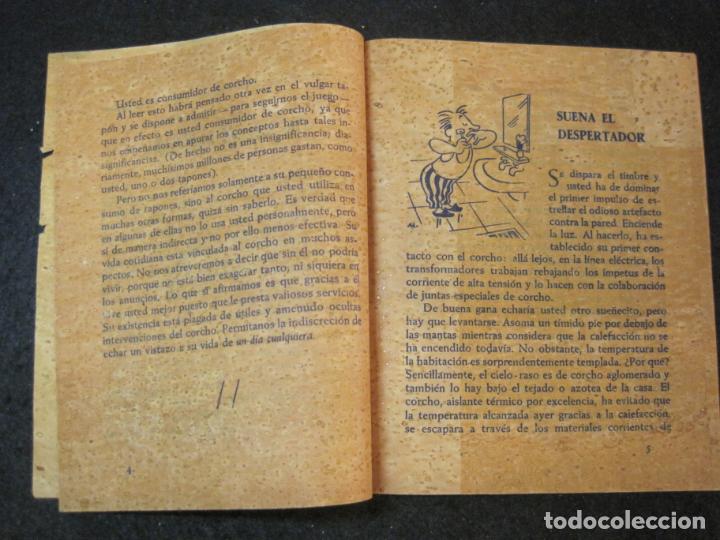 Libros antiguos: UN DIA CUALQUIERA -CUENTO EN PAPEL CORCHO ILUSTRADO POR MUNTAÑOLA-VER FOTOS-(K-3698) - Foto 7 - 275144098