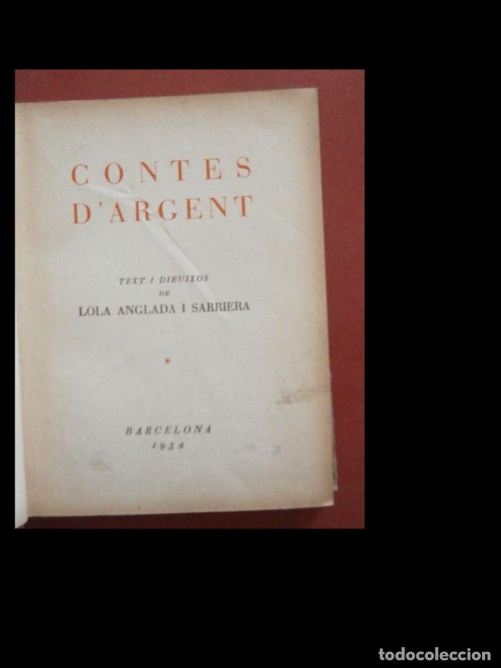Libros antiguos: Contes dargent. Lola Anglada - Foto 5
