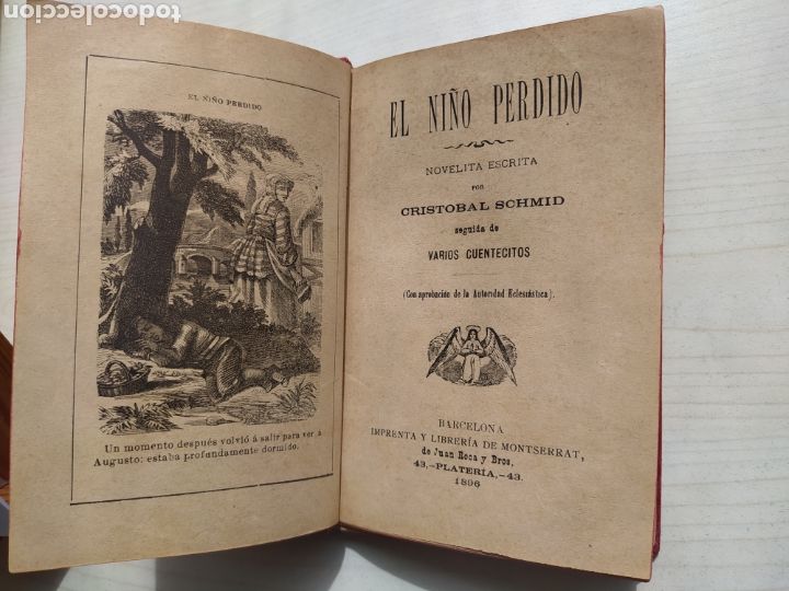 Libros antiguos: CRISTOBAL SCHMID - EL NI&Ntilde;O PERDIDO - Foto 3