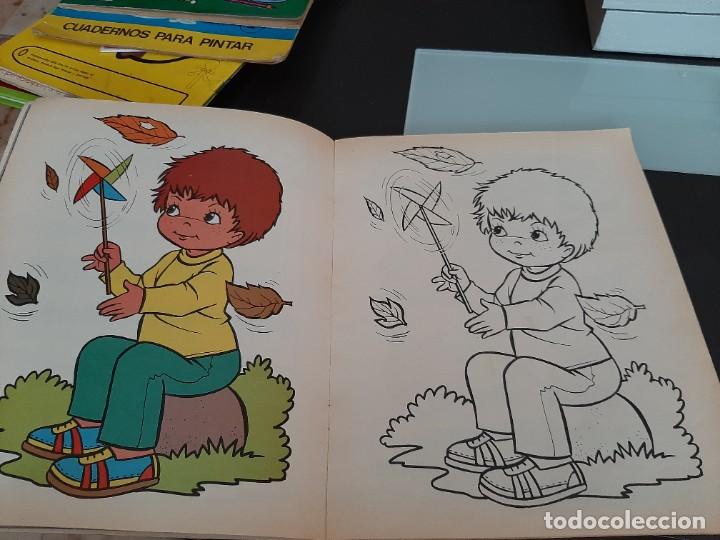 Libros antiguos: Cuento - oto&ntilde;o libros para pintar - Foto 3