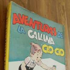 Libros antiguos: CUENTO LAS AVENTURAS DE LA GALLINA CLO-CLO, POP-UP BOOK, CONSERVA TODAS LAS FIGURAS ANDADORAS ORIGIN. Lote 283867603