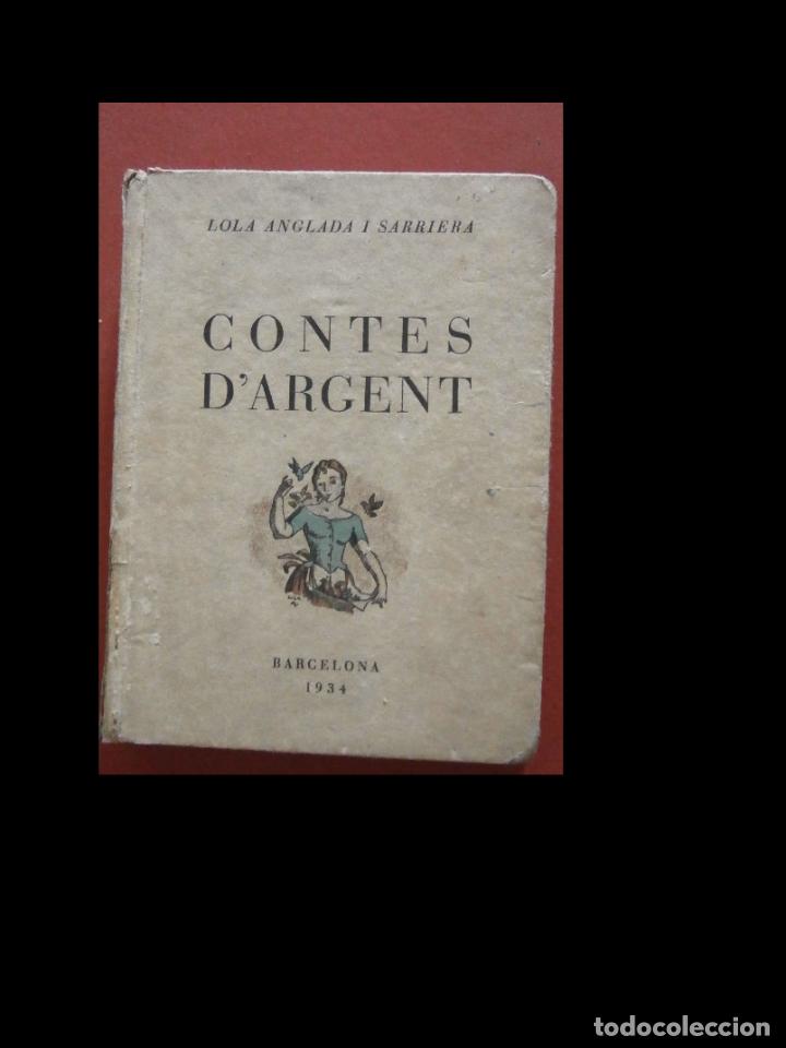 Libros antiguos: Contes dArgent. Lola Anglada - Foto 1