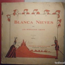 Libros antiguos: BLANCA NIEVES - AÑO 1948 - EDITORIAL MARCOS SASTRE - 27,5 X 27 CM - ILUSTRACIONES GUSTAVO - 16 PAG.. Lote 307694223