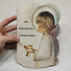 Libros antiguos: MI PRIMERA COMUNIÓN - COMUNIÓN T-1 - EDITORIAL CANTABRICA - CUENTO INFANTIL TROQUELADO / 16.697