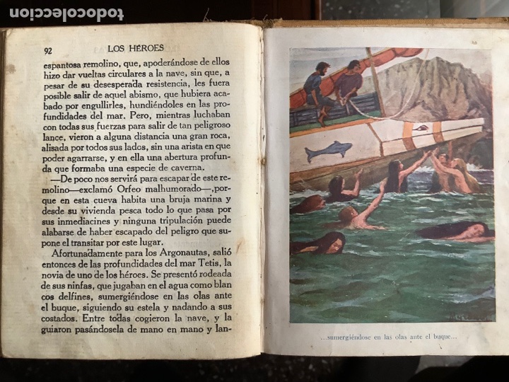 Libros antiguos: Los h&eacute;roes (c.1927) - Araluce - Foto 4