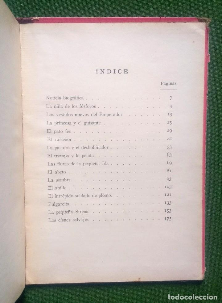 Libros antiguos: CUENTOS DE ANDERSEN - DALMAU CARLES, PLA - 1936 - Foto 3