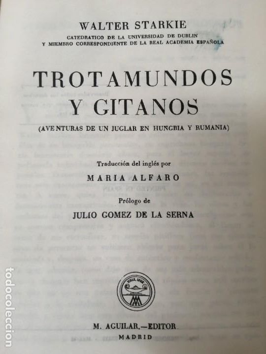 Libros antiguos: TROTAMUNDOS Y GITANOS WALTER STARKIE - Foto 5