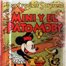 Libros antiguos: WALT DISNEY : MINI Y EL PATO MOBY POP UP (MOLINO ILUSTRACION SORPRESA, 1934)