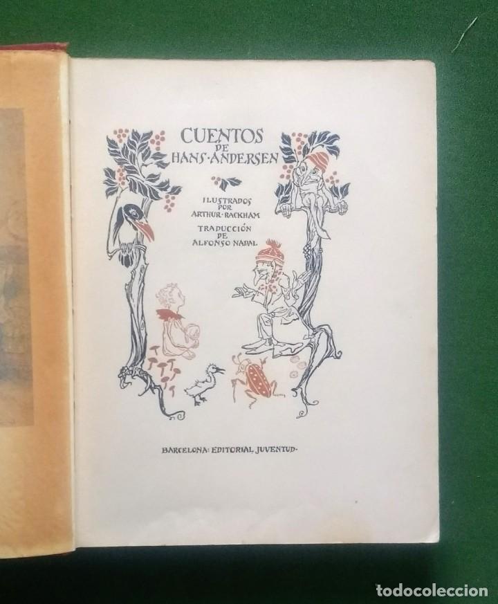 Libros antiguos: CUENTOS DE ANDERSEN - ILUSTRA RACKHAM - 1935 - CONSERVA LAS LAMINAS - Foto 2