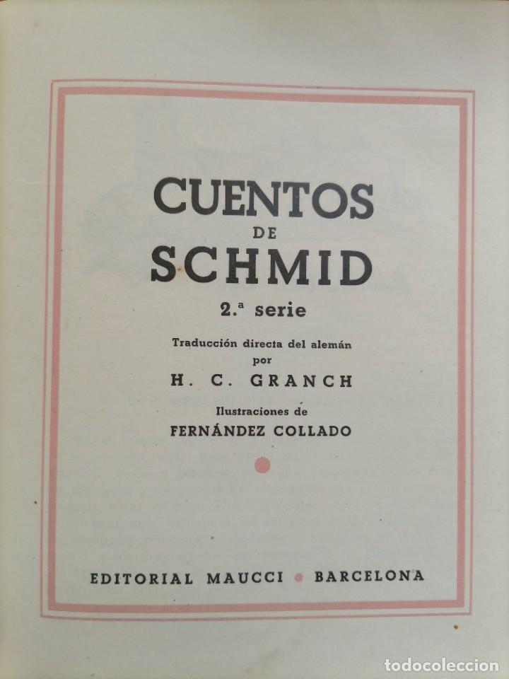 Libros antiguos: Cuentos de Schmid Maucci - Foto 12