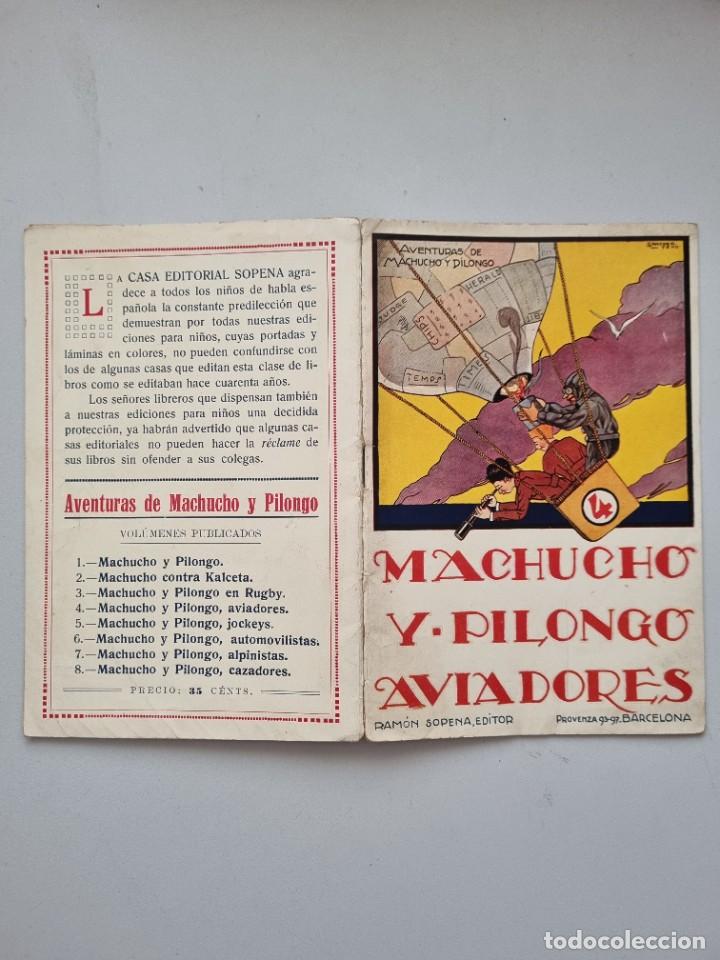 Libros antiguos: MACHUCHO Y PILONGO AVIADORES - Foto 3