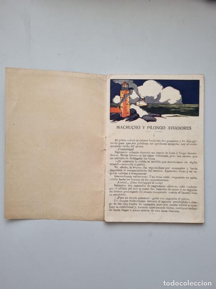 Libros antiguos: MACHUCHO Y PILONGO AVIADORES - Foto 4