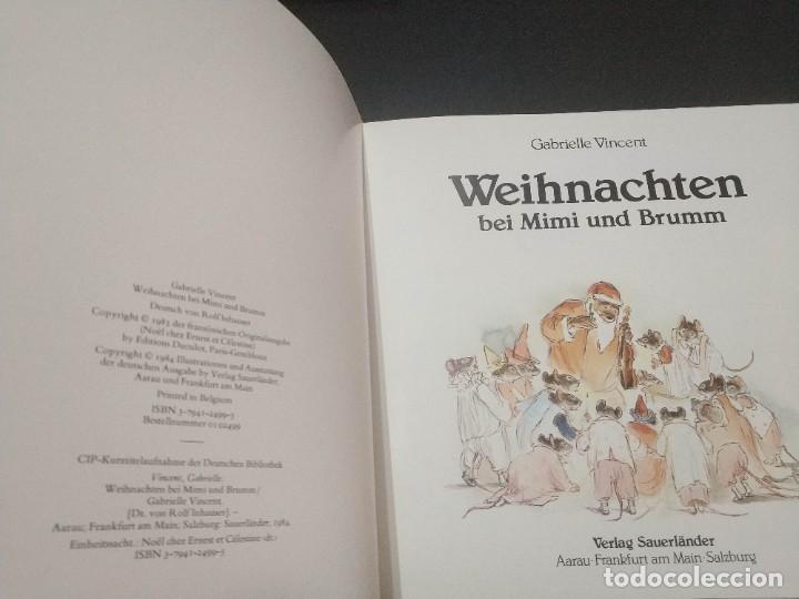 Libros antiguos: WEIHNACHTEN BEI MIMI UND BRUMM - Foto 2