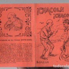 Libros antiguos: ¡CHACOLI! ¡CHACOLA! . BIBLIOTECA DE CUENTOS SERIE VII. TOMO 128. SATURNINO CALLEJA. AÑOS 30. Lote 364635471