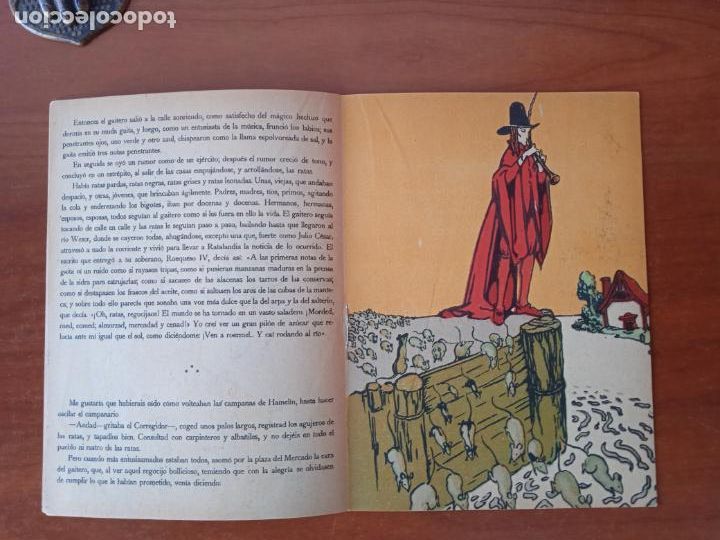Libros antiguos: El gaitero de Hamelin. R. Browning - Foto 3