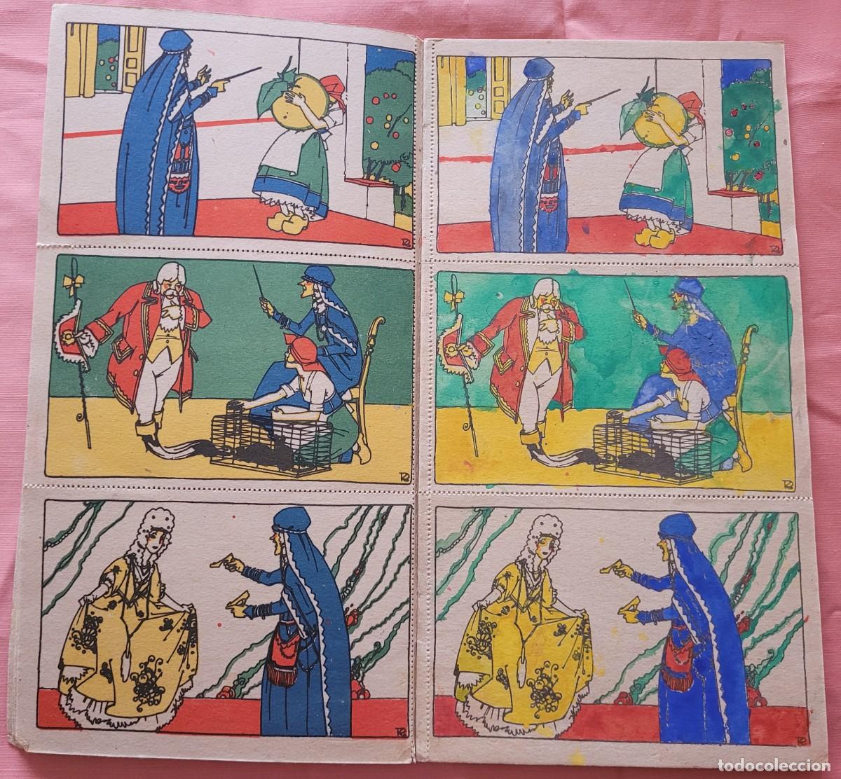 Libros antiguos: CALLEJA. LA CENICIENTA. CUENTO EN POSTALES - Foto 5