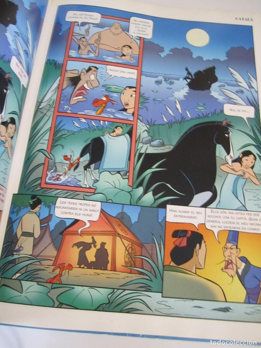 Libros antiguos: &rdquo;Mulan&rdquo; ingles y catalan Disney - Foto 2