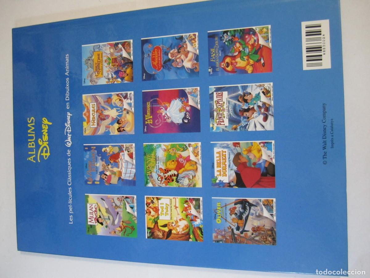 Libros antiguos: &rdquo;La dama i el rodam&oacute;n&rdquo; ingles y catalan Disney - Foto 3