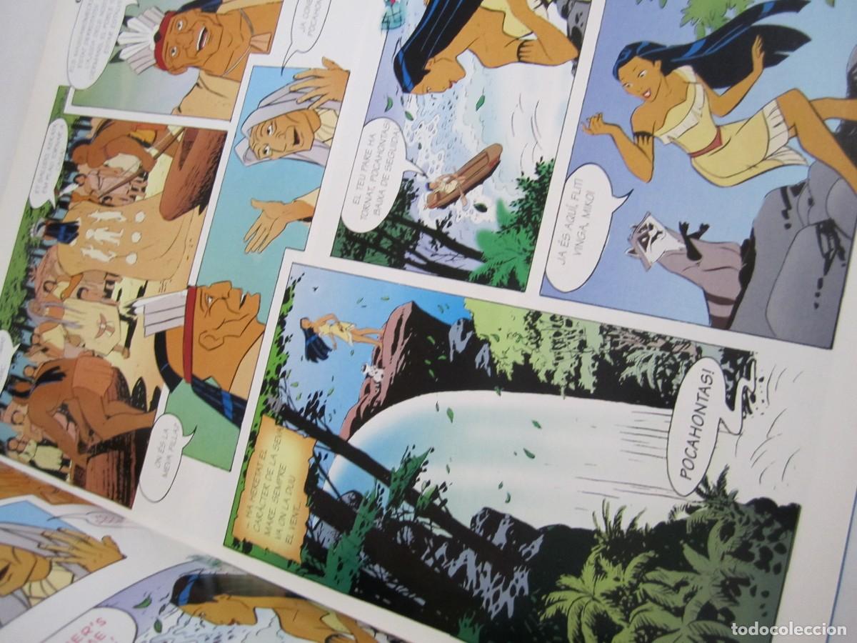Libros antiguos: &rdquo;Pocahontas&rdquo; ingles y catalan Disney - Foto 2