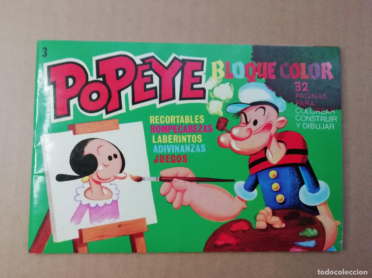 Libros antiguos: POPEYE BLOQUE COLOR 3 - Foto 1