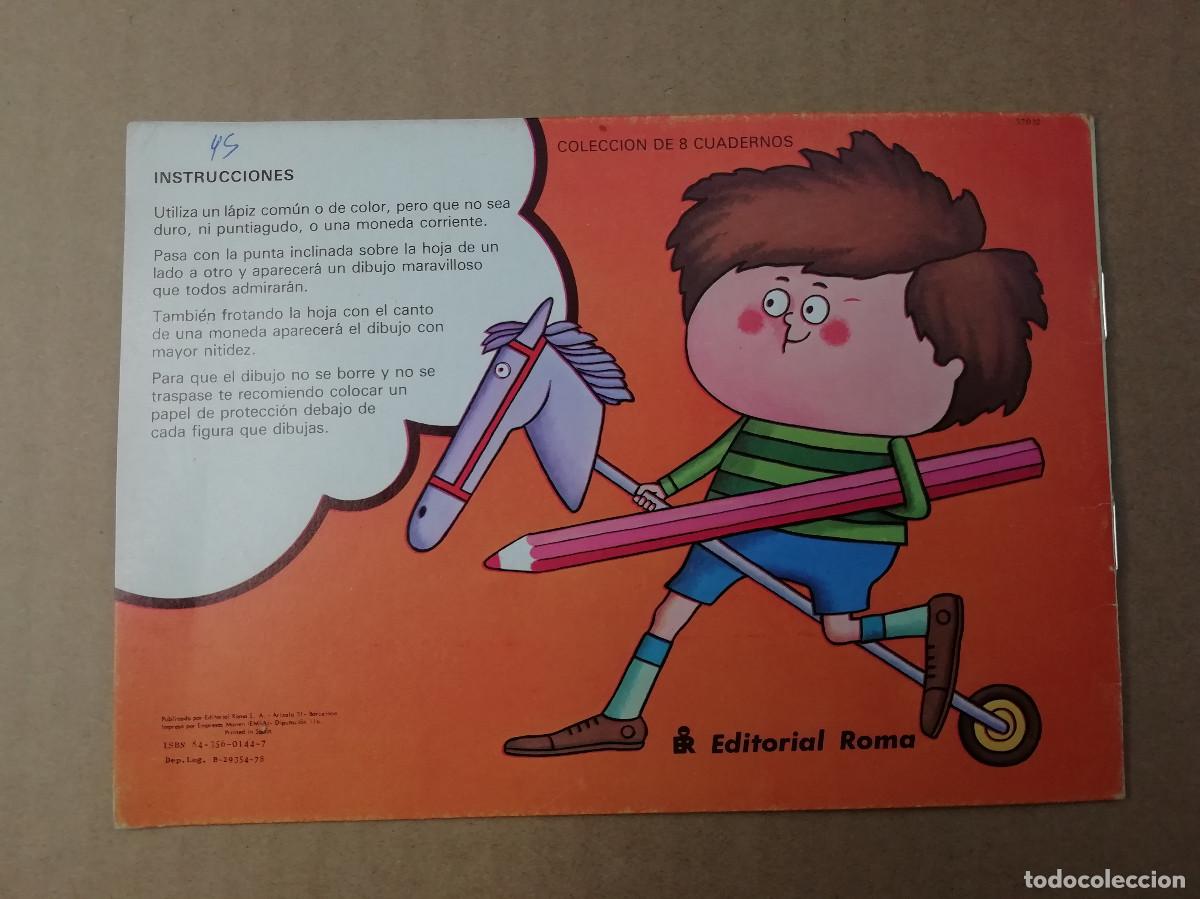 Libros antiguos: CUADERNO DIBUJOS MAGICOS 5 - EDITORIAL ROMA 1978 - NUEVO - Foto 4