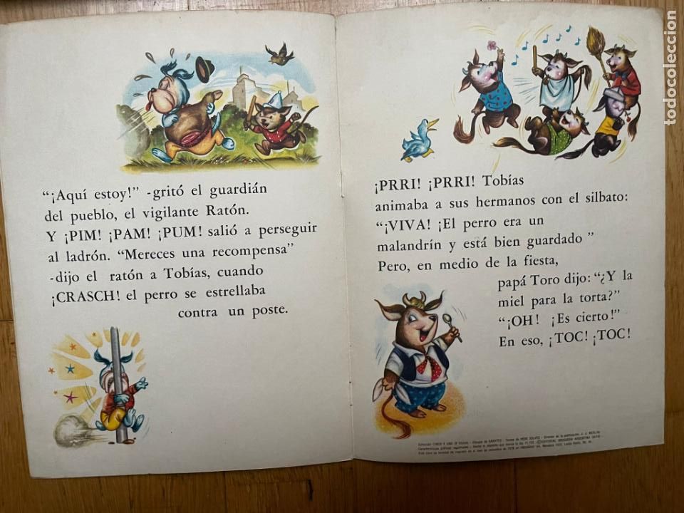 Libros antiguos: CUENTO TOBIAS EL TORITO EDITORIAL BRUGUERA - Foto 2
