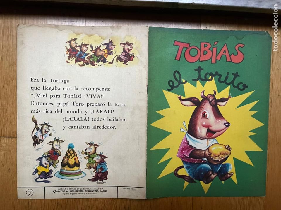 Libros antiguos: CUENTO TOBIAS EL TORITO EDITORIAL BRUGUERA - Foto 1