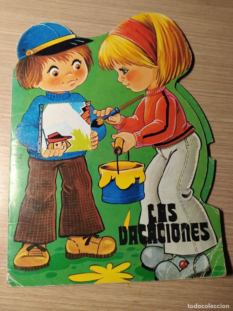 Libros antiguos: LAS VACACIONES. EDICIONES RAYLU. 1981. Con disco giratorio. - Foto 1