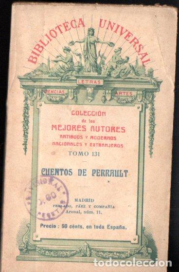 Libros antiguos: CUENTOS DE PERRAULT (BIBLIOTECA UNIVERSAL, 1920) - Foto 1