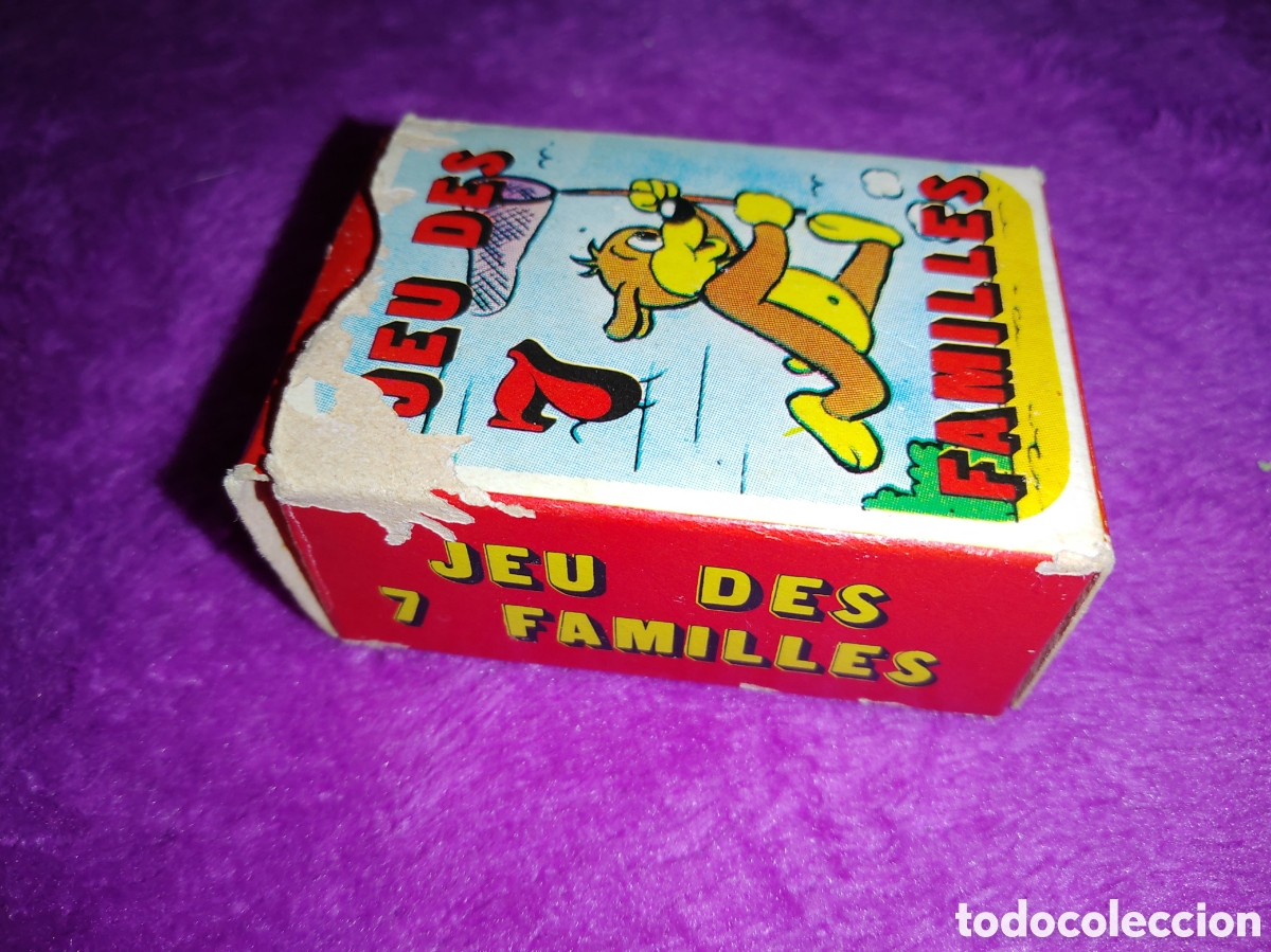 Libros antiguos: LIBRITO JEU DE 7 FAMILLES - Foto 3
