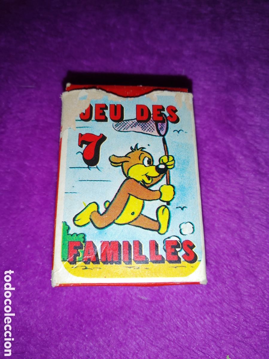 Libros antiguos: LIBRITO JEU DE 7 FAMILLES - Foto 1