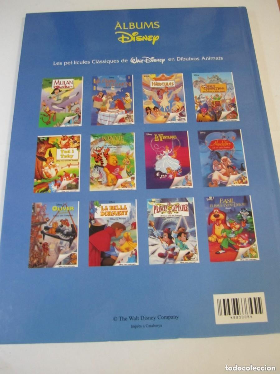 Libros antiguos: 1 libro &rdquo;Tod i Toby&rdquo; ingles y catalan Disney - Foto 3