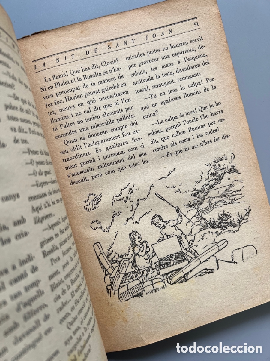 Libros antiguos: LA NIT DE SANT JOAN, CLOVIS EIMERIC. Edicions Mentora, 1930 - Foto 7