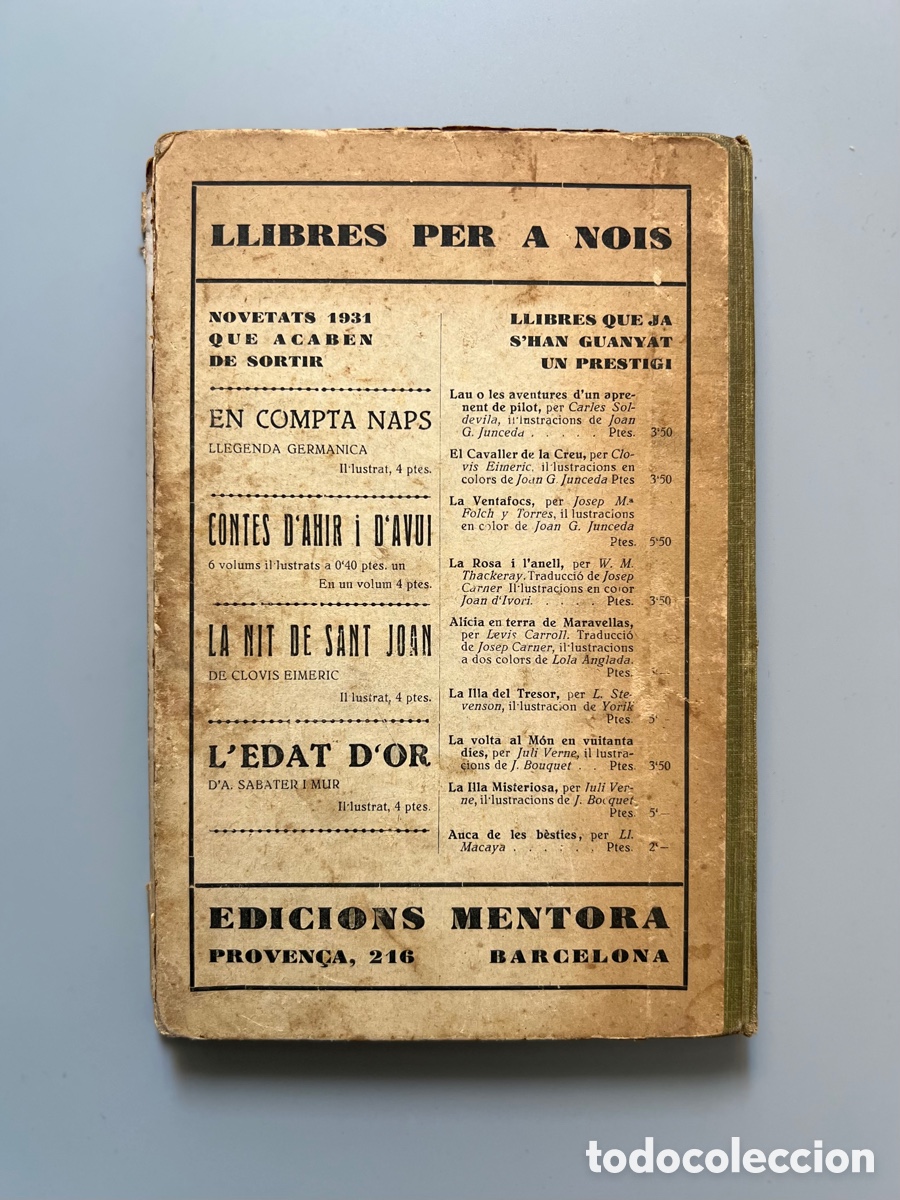 Libros antiguos: LA NIT DE SANT JOAN, CLOVIS EIMERIC. Edicions Mentora, 1930 - Foto 10