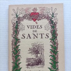 Libros antiguos: VIDES DE SANTS SANT FRANCESC XAVIER FOMENT DE PIETAT 1929. Lote 401437444