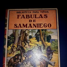 Libros antiguos: FABULAS DE SAMANIEGO ( BIBLIOTECA PARA NIÑOS ) RAMON SOPENA 1934. Lote 403277649