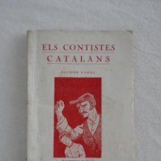 Libros antiguos: MINI LIBRO DE ELS CONTISTES CATALANS DE ALFONS NADAL