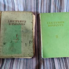 Libros antiguos: LECTURES D´INFANTS 2 VOLS MARIA L´ASSUMPCIÓ PASCUAL BARCELONA 1931 Y 1936 LOLA ANGLADA J. OBIOLS